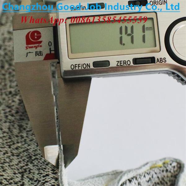 13G Finger Covered Cut Resistant HPPE Cut Proof Working Hand Gloves Level 5 Cow Split Leather Welding Gloves