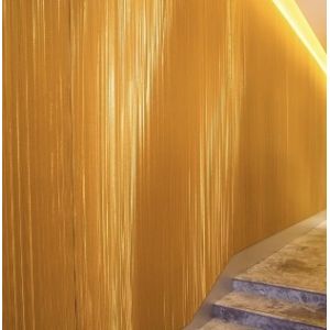 Glossy Finish Metallic Wall Covering Geometric Pattern 2mm Thickness