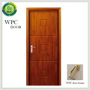 Entrance Use WPC Plain Bathroom Door Moisture Resistance Waterproof
