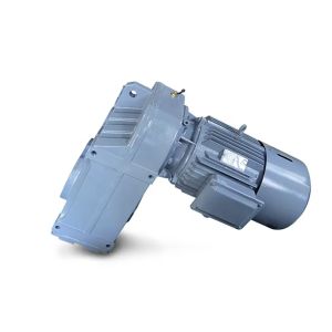 Low Noise Boat Marine Helical Bevel Gear Unit Hollow Shaft Motor Worm Gearbox