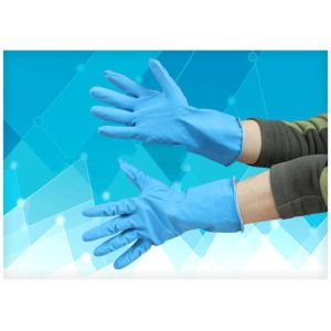 Wholesale High Density Surgical Rubber Gloves , Disposable Sanitary Gloves Smooth Surface from china suppliers