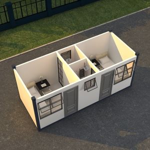 Insulation Prefabricated Flat Pack Container House Construction Container Home