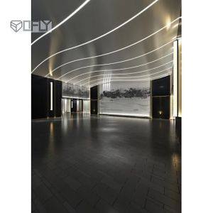 YD-5015 Bendable Drywall Plaster LED Profile 50x15mm Oblong Anodized for