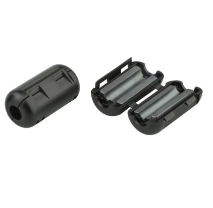100KHz Frequency Range Clip On Ferrite Core For Adding Noise Suppression To