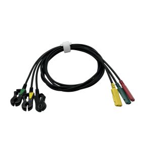 IVY 3 LEAD RT Lead Wires 590484 For Model 3000 3150 2-pin Connector Black
