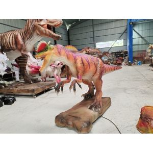 Life Size Simulation Animatronic Dilophosaurus For Jurassic Park