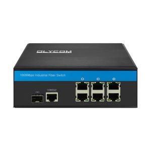 China 6RJ45 Ports Manageable Poe Switch ,  Rugged Network Switch 100m POE Distance on sale