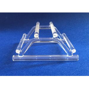 High Quality Customized Clear Quartz Boats Railboat for wafer