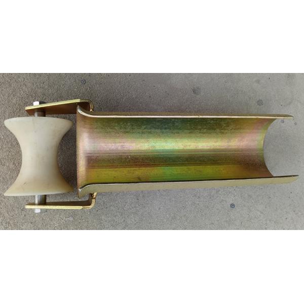 80mm Transmission Line Stringing Tools Electrical Steel Cable Roller
