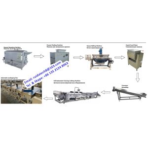 Peanut Brittle Production Line/ Peanut Candy Bar Machine