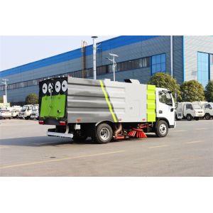 Mini Version 4X2 5CBM 8 CBM Diesel Vacuum Cleaner Sweeper With Suction Cup