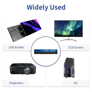 RS232 8 In 8 Out Hdmi Matrix Switcher 3D Video Matrix Switcher 4x4 2x2 8x8