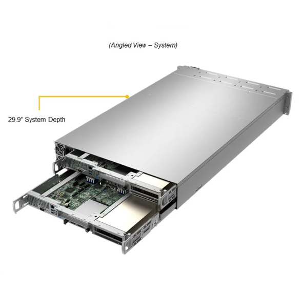 Supermicro AS-2114GT-DPNR 2U Rackmount GPU Server with 2TB DDR4 RAM 2600W