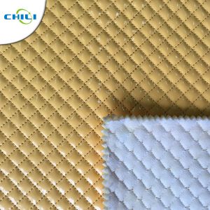 OEM Synthetic Leather Fabric Waterbase Vegan Smooth Tough Flexibility Foiled