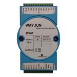 WAYJUN WJ61 series 16-ch DI Isolated Digital Signal to RS485/232 Module,Slim