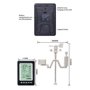 Solar PV Station With Data Logger Automatic Wireless Professional Weather