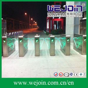 Adjustable Speed Lane Automatic Flap Barrier Gate Entry Turnstiles