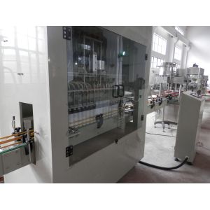 Automatic Pesticide Acid Liquid Bottling Machine Anti Corrosive Filling Capping