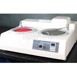 50-1000rpm Metallographic Grinding And Polishing Machine 550W Double Disc 203mm