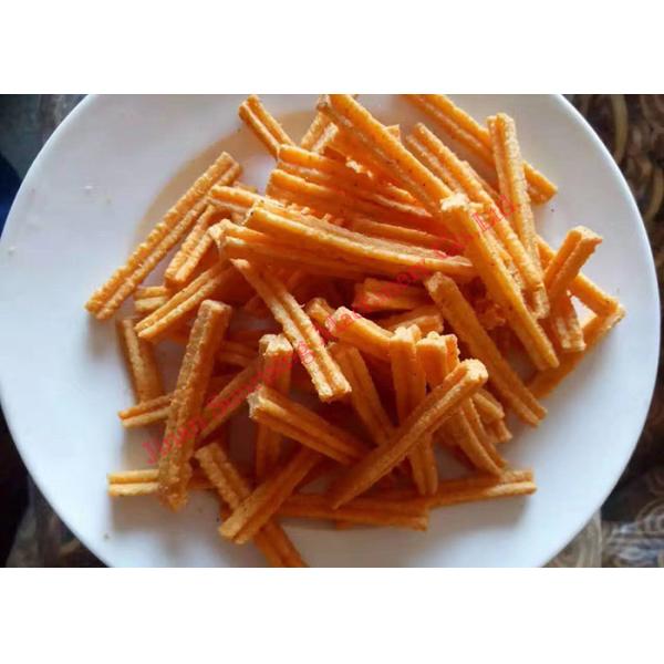 wheat flour frying snacks extruder processing line