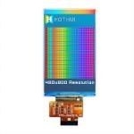 4.3" IPS TFT LCD/480x800 display/MCU interface/40 PIN FPC/NT35510/C8051/Arduino