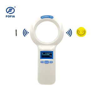 24/7 OLED White Animal Microchip Scanner With Built-In Buzzer Rfid Reader