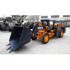 Underground wheel loader XD918 rated load 1.6ton with 0.6cbm bucket capacity