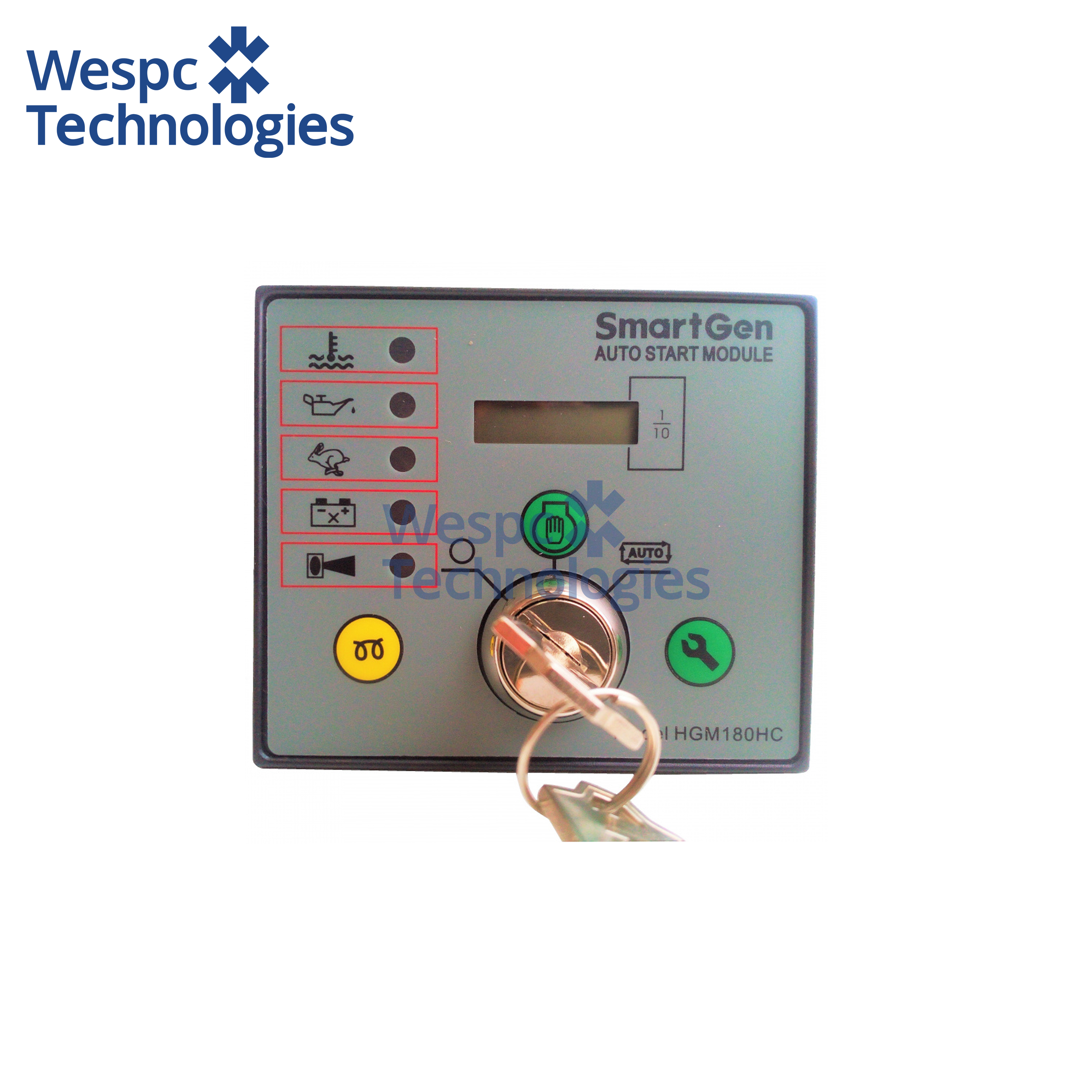 WESPC Original Smartgen HGM180HC Start Engine Generator Controller Control Panel
