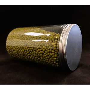 Custom Transparent Plastic Jar Containers Custom Logo Printing Paper Carton