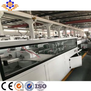 110 To 450MM PVC Pipe Extrusion Line Conical Twin Screw Plastic Pipe Production