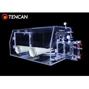 Convenient Operation 10mm Acrylic Glove Box 700x450x500mm Laboratory