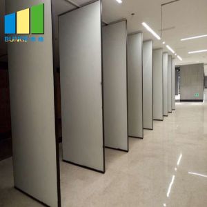 UK Meeting Room Folding Soundproof Collapsible Partition Wall With Track And