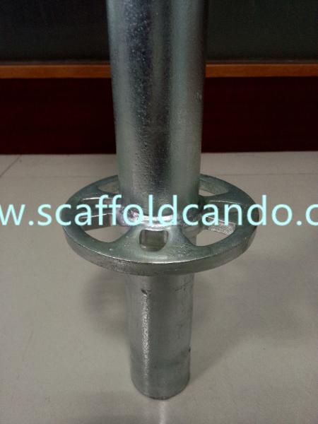Quality Galvanized scaffolding ringlock system Q235 Q345 base collar basic socket with 200mm 240mm 280mm 300mm for sale for sale