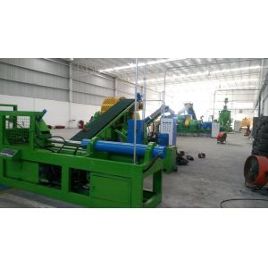 15kw Tire Recycling Machine , Tire Bead Wire Remover Machine