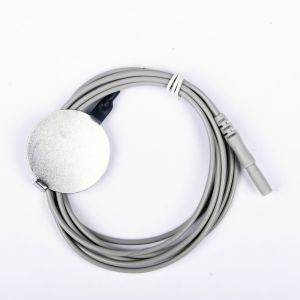 Reusable EMG Ground Electrode 32mm Plate Diameter With Tip