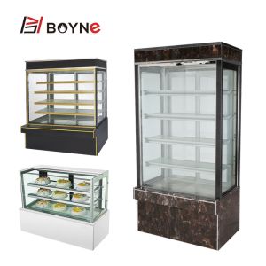 6 Layer SS Vertical Cake Display Case Good Heat Preservation