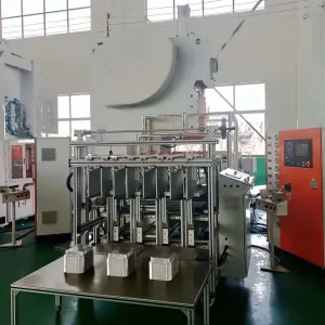 China 240mm Strokes Aluminium Food Container Machine With 19.8KW Power Consumption And 9000 Pcs / Hour Production Capacity on sale