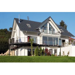 Green Modular Homes/Steel Prefabricated Villa Construction With Insulation