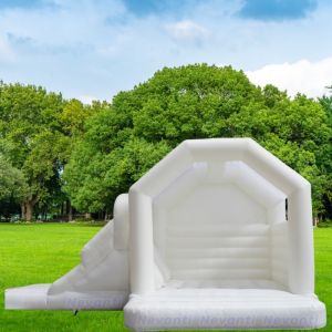 Wholesale 8-13 Years Old Customized Color Inflatable White Wedding Jumpers for Big Celebrations from china suppliers