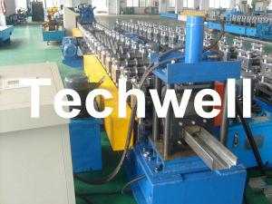 Wholesale 75mm Roller Diameter, 7.5KW Steel Security Door Frame Roll Forming Machine from china suppliers