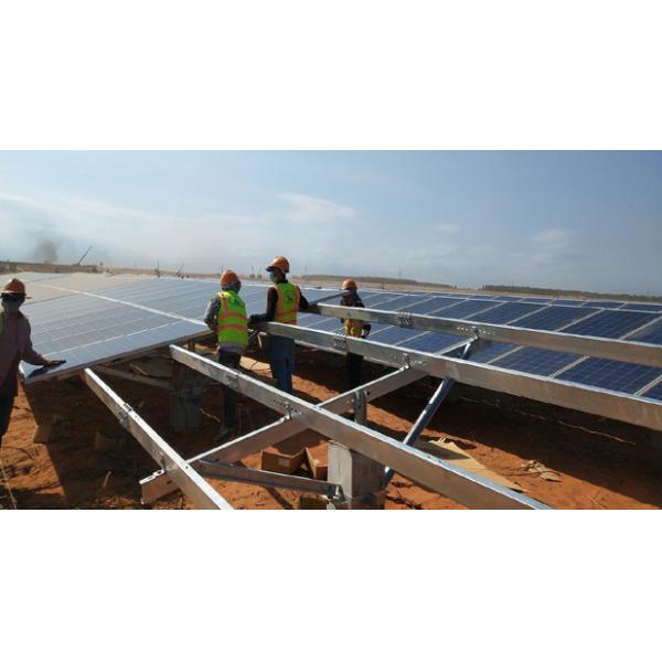 Quality Tilt Angle 0-60 Degrees Compatible Solar Array Mounting Brackets for Framed or Frameless Modules for sale