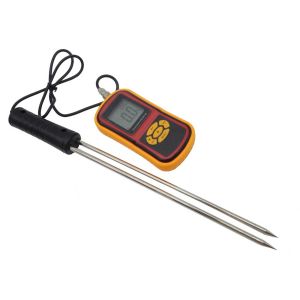 Digital Grain Moisture Meter with Measuring Probe Portable LCD Hygrometer