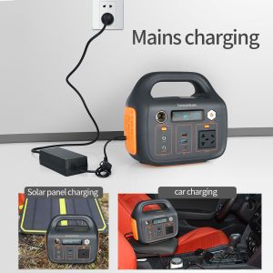 Rechargeable Portable Power Station For Rv Coffee Maker Solar Generator 300W