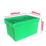Large Plastic Storage Crates With Lids Nesting In Logistic Storage Box