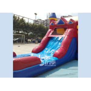 Outdoor ancient castle inflatable water bounce house with pool for kids summer