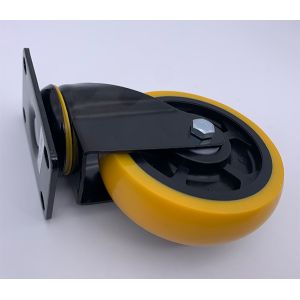 75mm Swivel Plate PU Tread Caster Wheels For Industry Medium Duty Castor