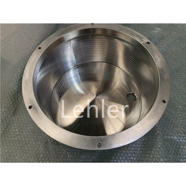 SS316L Basket Mill / Bead Mill Screen 300 Micron Slot Opening For Coating And Inks