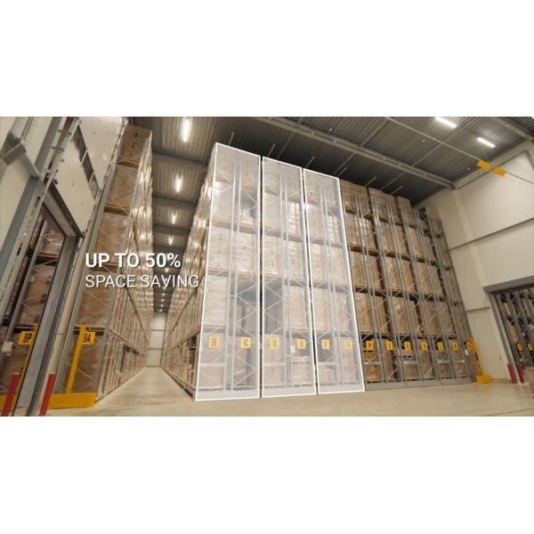Compact Mobile Racking System , Mobile File Shelving Customized Size