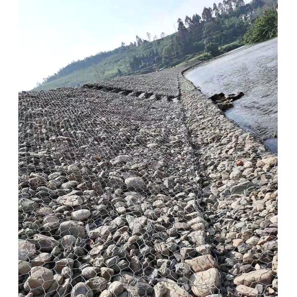 2×1×0.5m Gabion Wall Baskets Hexagonal Hole / Gabion Garden Wall