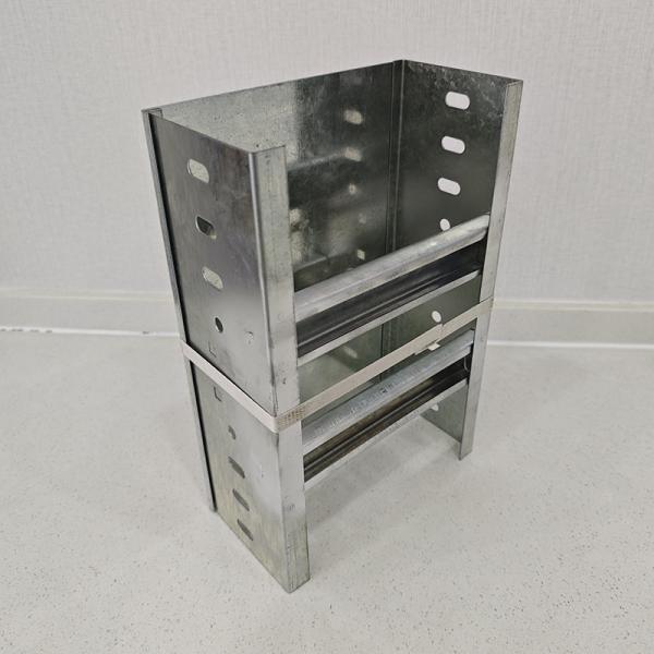 Ventilated Silver Stainless Cable Tray ISO9001 Easy Installation Corrosion